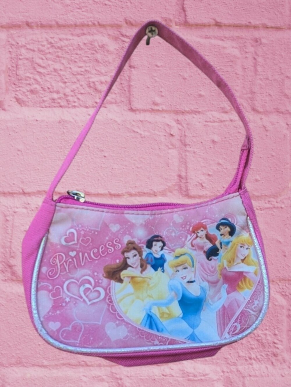 Girls Pink Disney Shoulder Bag